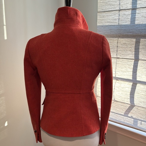 J Crew oranger wool blazer please read - Picture 6 of 6